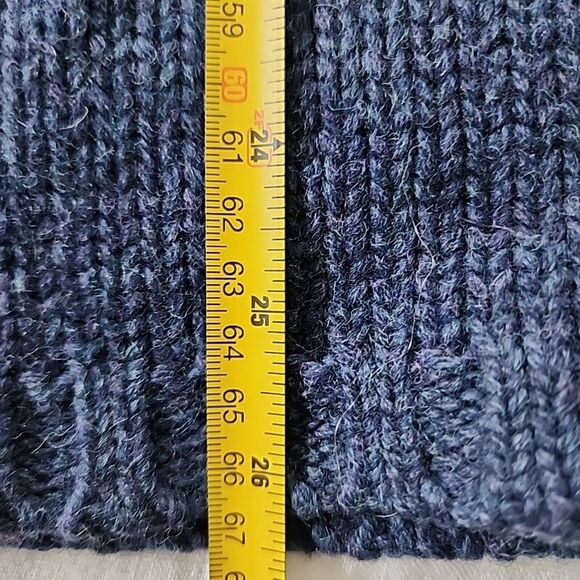 Lands' End Chunky Knit Wool Sweater Womens Size 10-12 M Thick Crewneck Oversize - Picture 5 of 7